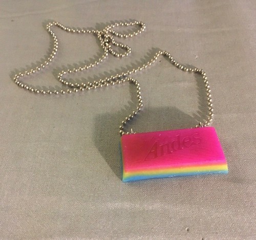 Andes Chocolate Bar Necklace,Pride Flavors, Can Be Personalized, Artisan Made - Picture 8 of 42