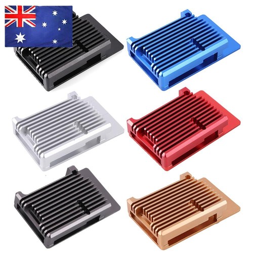Aluminum Case Enclosure + Tools Compatible with Raspberry Pi 4 Model B Comptuer