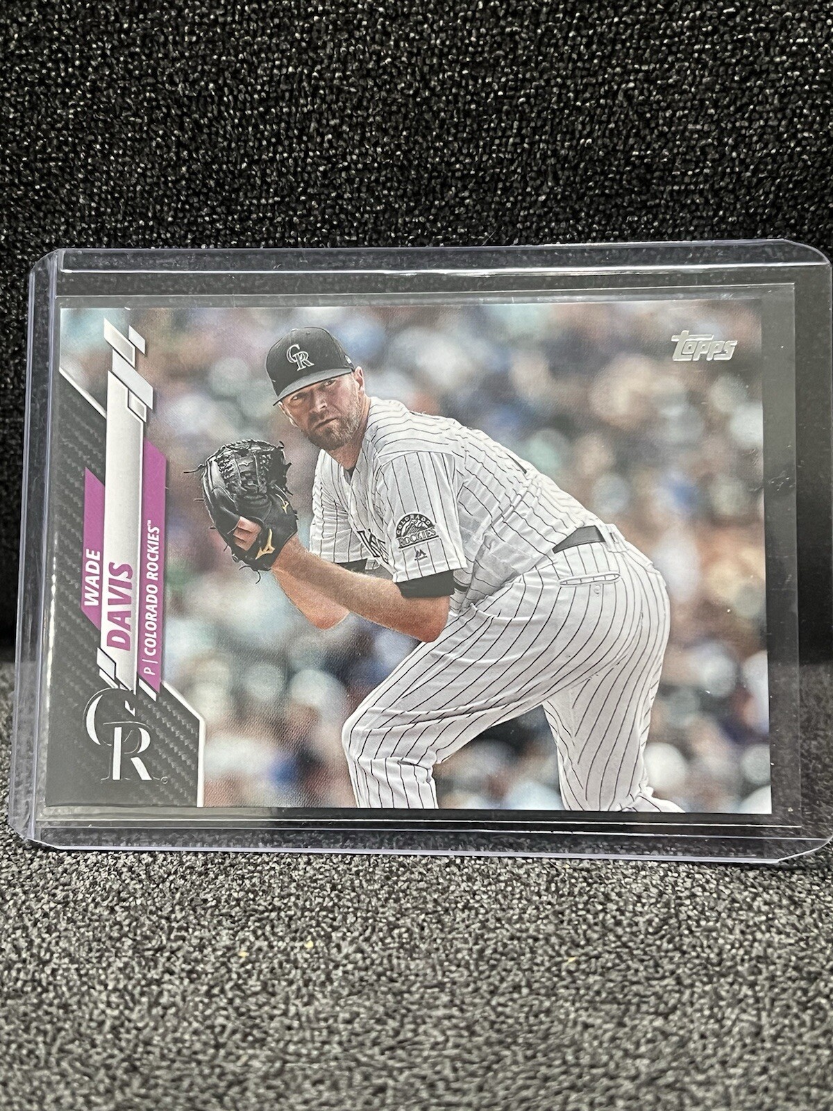 Wade Davis Colorado Rockies Black /69 2020 Topps 
