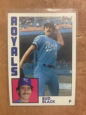 1984 Topps #26 Bud Black Kansas City Royals