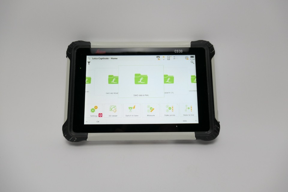 Leica CS30 Windows Tablet GPS Field Controller Used Survey Equipment ...