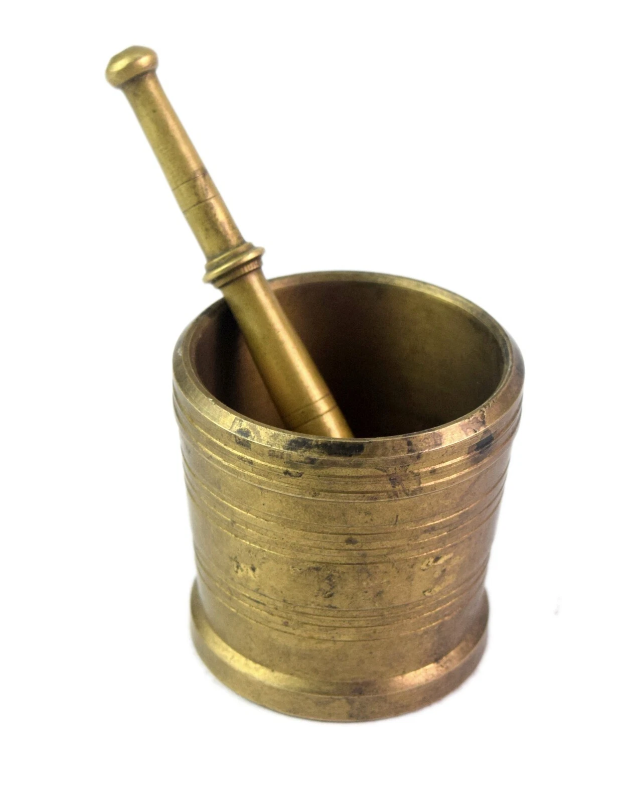 Vintage Old Pestle And Morter Set Nice Collectible Kitchenware Item. G66-1315