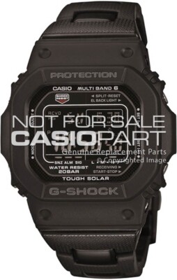 Genuine CASIO G-Shock GW-M5610 GW-M5600 GWM5610B Black Rubber