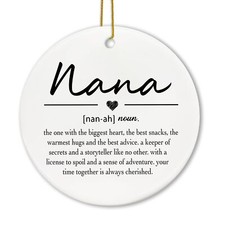 Voatok Nana Ornament, Nana Christmas Ornament, Nana Grandma Gifts from Grandk...