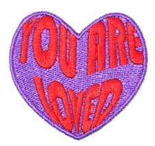 Patch Sew On for Clothing Backpacks Hats Jackets Pants HEART SIGN Symbol A214