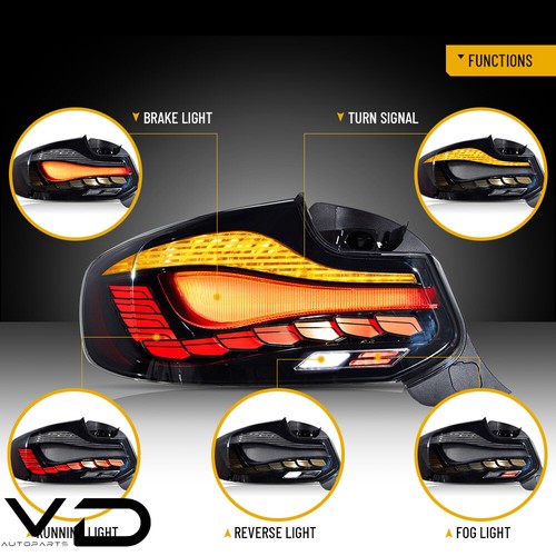VLAND Smoked GTS OLED Taillights For 14-20 BMW 2Ser. F22 F23 F87 230i M240i 228i - Picture 9 of 22