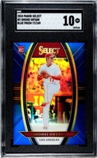 2018 Panini Select Shohei Ohtani Blue Prizm 77/149 #3 - SGC 10 Gem Mint