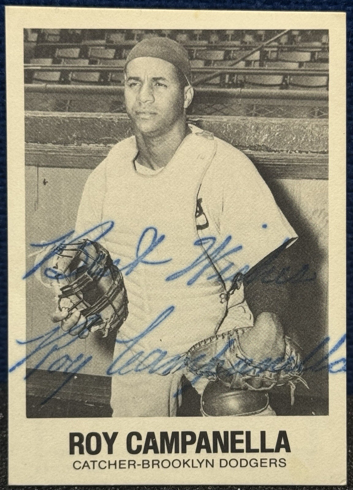 1977 TCMA Renata Galasso #5 ~ ROY CAMPANELLA ~ TTM AUTOPEN AUTOGRAPH ~ RARE HOF