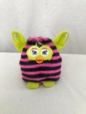 Fluorescent Pink And Black Striped Furby Plush 10Cm PEE026