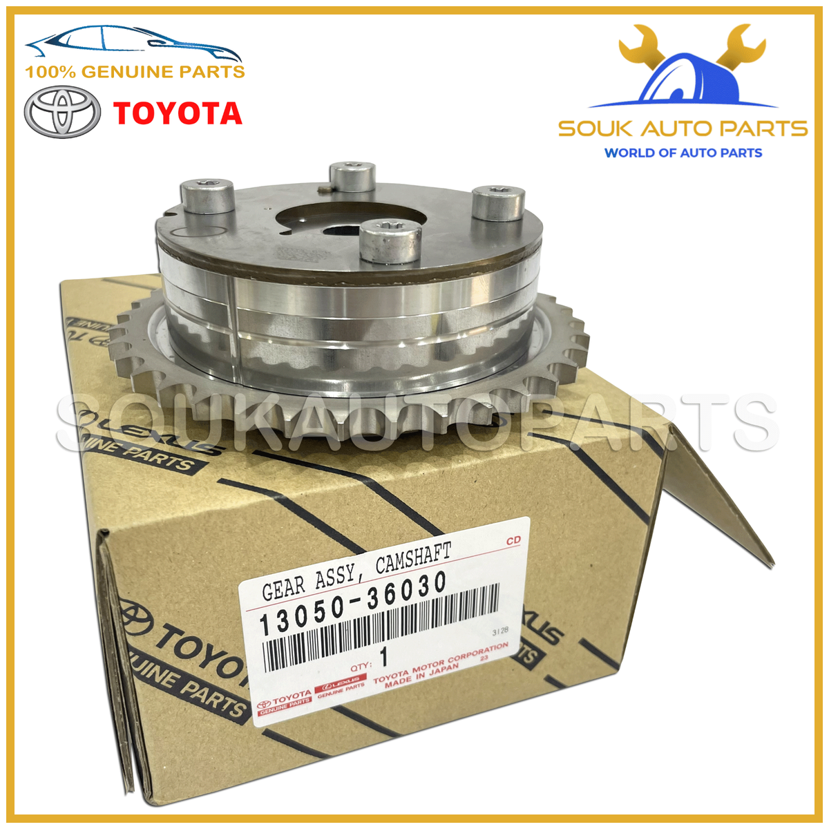 13050-36030 Genuine Toyota GEAR ASSY, CAMSHAFT TIMING 1305036030