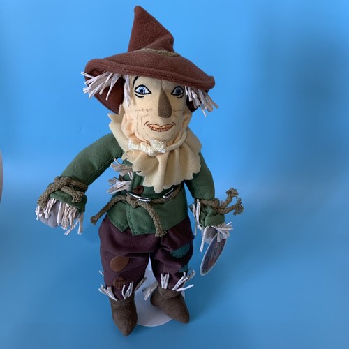 Vintage Wizard Of Oz Cuddle Factory Bean Plush Toy Doll Rare Scarecrow w Tag - Picture 1 of 7