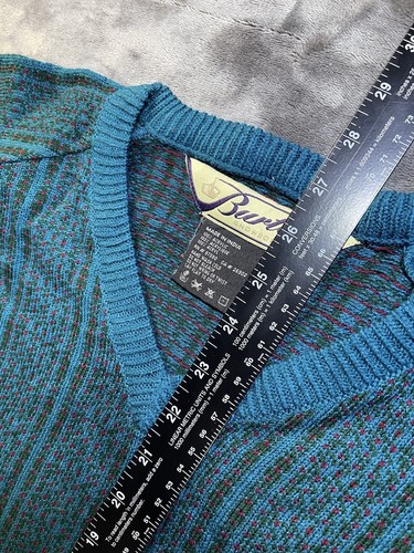 Vintage 1990er Jahre Burton Snowboards M Pullover Ski Grandpa Core - Bild 4 von 5