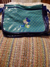 Vintage 80s Vinyl Minnie Mouse Disney Girls Kids Retro Messenger Bag- NWOT