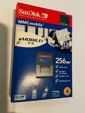 SanDisk 256MB MMCmobile Phone Memory Card SDMMCM-256-P60M Brand New Sealed pack
