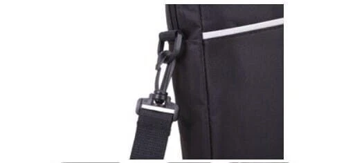 Borsa Nera per Pc notebook fino a 15.6" Impermeabile Antiurto Con Tracolla - Foto 3 di 4