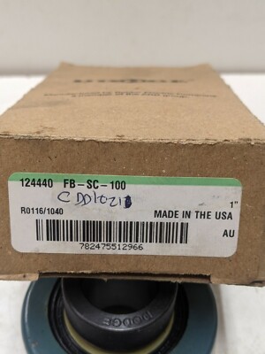 Dodge FB-SC-100 3-Bolt Flange Bracket Mounted Bearing 1