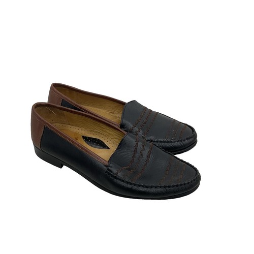靴 Yuketen penny loafer beaver hair M10E 28 Yuketen Beaver Hair Penny Loafers Black Leather Men's Handmade
