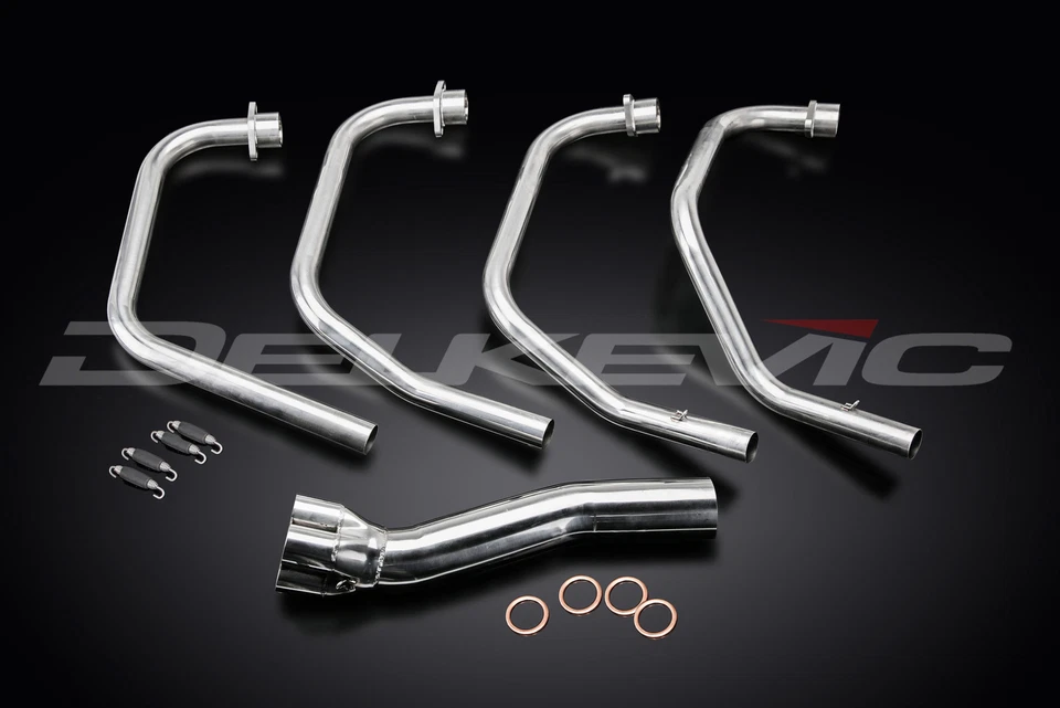 Suzuki GS750L 1979 Delkevic Stainless Steel 4-1 Exhaust Headers Downpipes — 第 4/4 张图片