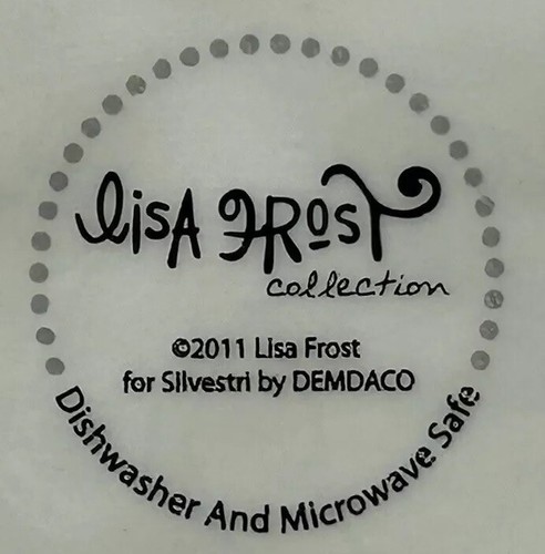 Lisa Frost Silvestri by Demdaco 2011 Halloween JackOLantern Serving Plate 8x10in - Picture 4 of 10