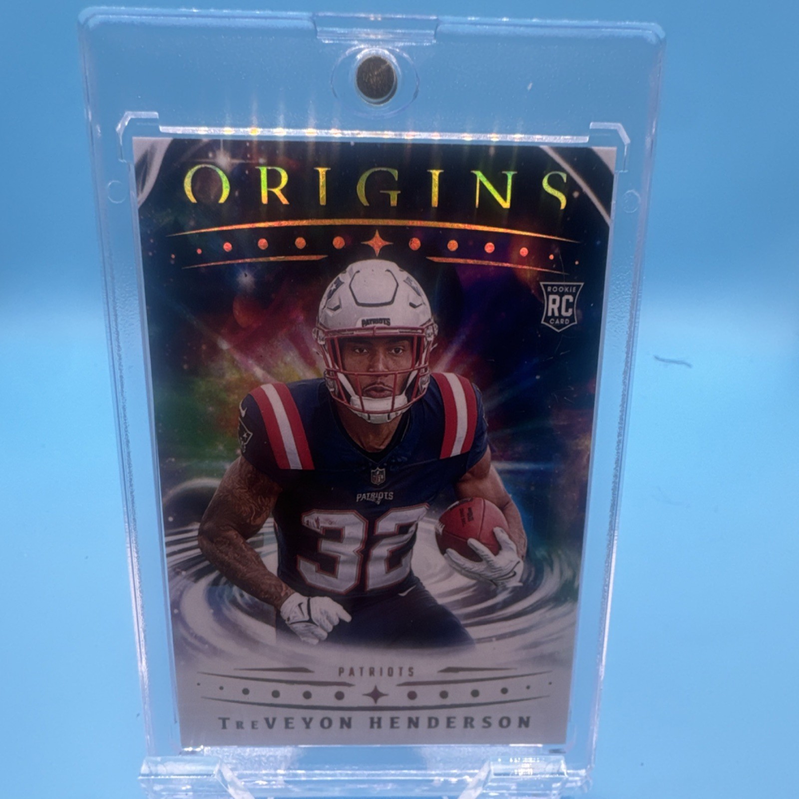 Panini 2025 Origins TreVeyon Henderson #105 RC Rookie New England Patriots