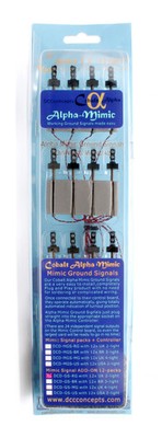 DCC CONCEPTS MASSSTAB OO DCD-GS-RG 12ER SET 2 LICHT ALPHA MIMIK BODENSIGNALE