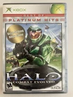 Halo: Combat Evolved CIB-(Platinum Hits) (Microsoft Xbox, 2002)