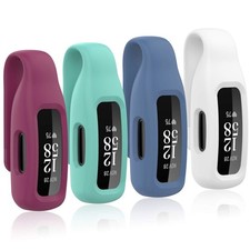 4-Pack Clip Case Compatible with Fitbit Inspire 2/Fitbit Inspire 3, Soft Silicon