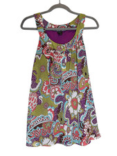 Nicole by Nicole Miller Size 10 Flowy 2-Layer Tank