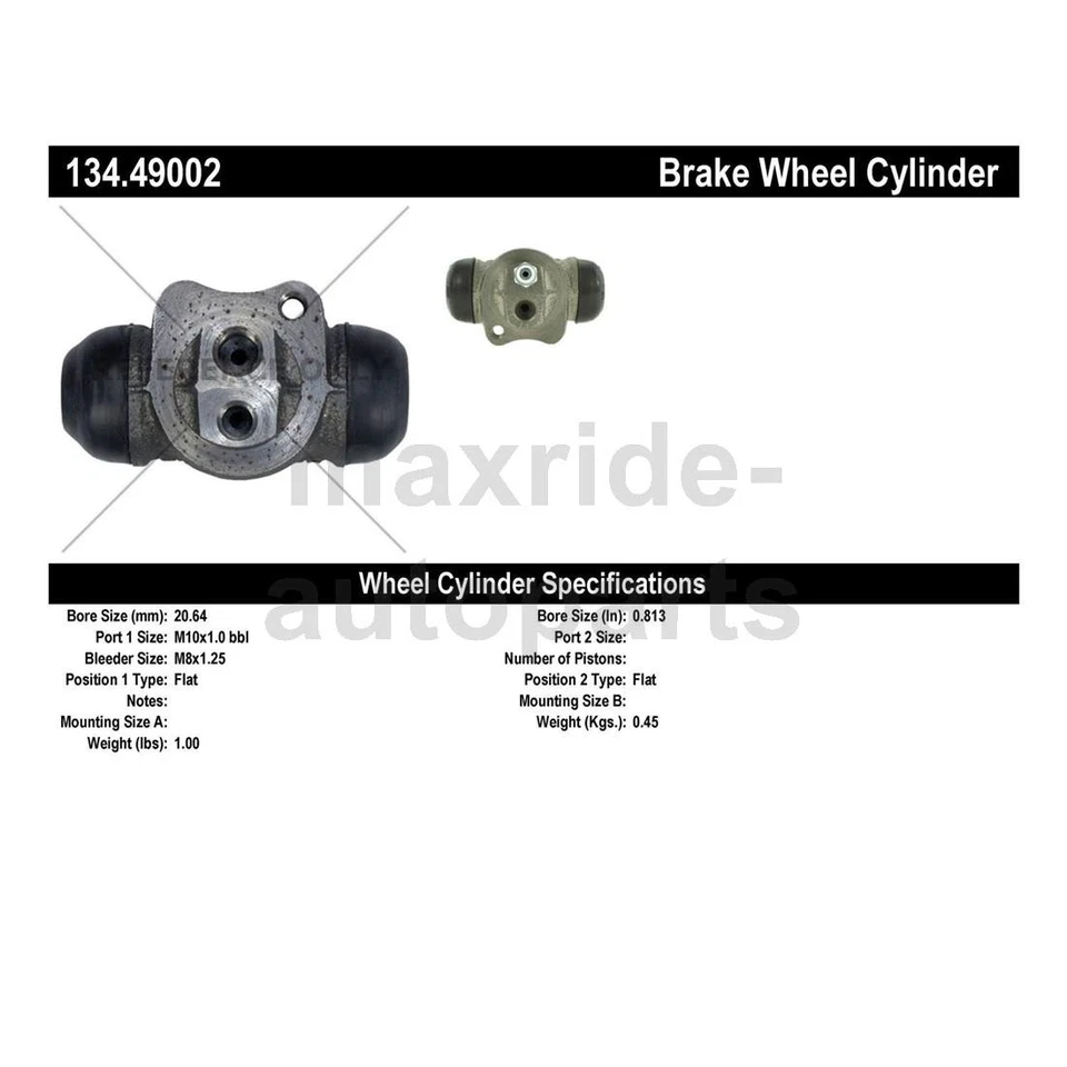 Centric Parts Rear Drum Brake Wheel Cylinder Fits 2004 2005 2006 Chevrolet Aveo - Image 3 of 4