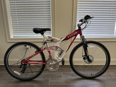 TITAN Fusion Dual Suspension Mountain Bicycle, 21-Speeds, Red and