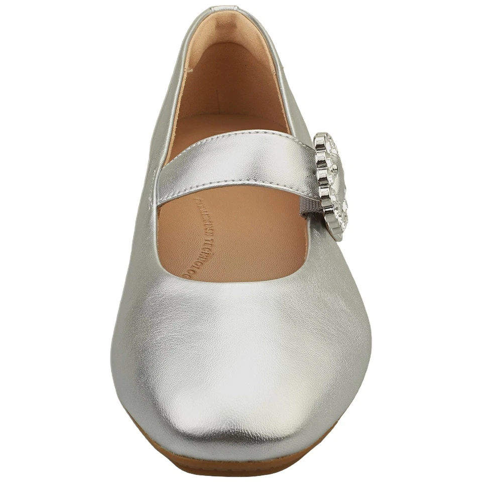 FitFlop Mary Jane Scarpe Ballerine Donna Argento - 39 EU - Immagine 3 di 4