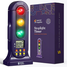 Stoplight Audio Visual Timer Kids Lights Stopwatch Home Classroom Time Routines