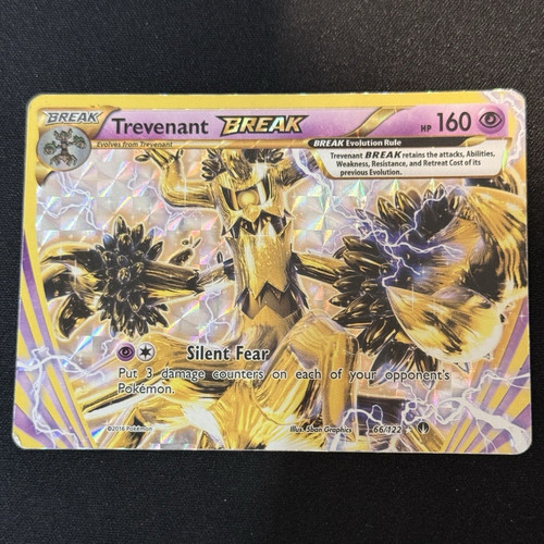 The Pokémon Company Trevenant BREAK 66/122 Breakpoint Holo EN Rare 160HP 2016