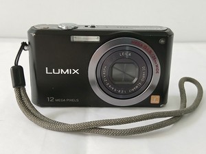 PANASONIC LUMIX DMC-FX100 12.2MP DIGITAL CAMERA BLACK WITH BATTERY-PLS READ
