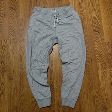 Lands' End Serious Sweats Men's Jogger Sweatpants in Heather Grey