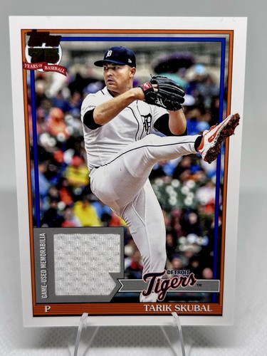 Tarik Skubal - 1991 Topps Baseball Relic - Game-Used Jersey #91R-TS