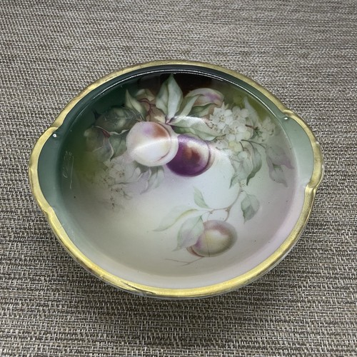 Thomas Sevres Bavaria La Reine Hand-painted Bowl Signed O Wilke Fruit