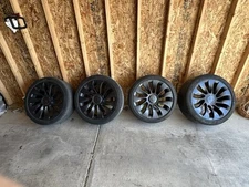 OEM Tesla 21" Uberturbine Wheels, Tires, TPMS, Caps Model Y Performance