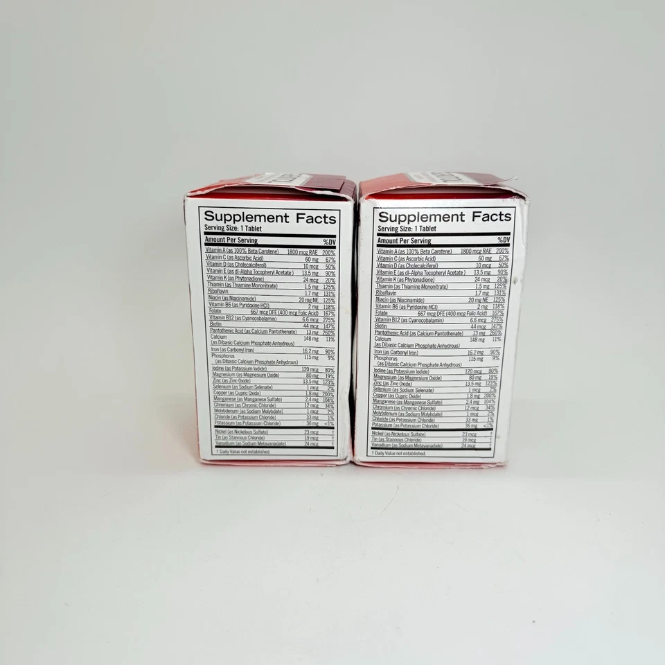 DOIS - Suplemento multivitamínico e mineral de vitaminas geritol 100 comprimidos validade - 27/05 - Imagem 2 de 4
