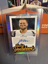 2024 Panini Totally Certified Rookie Yearbook Jack Westover Autograph Seahawks