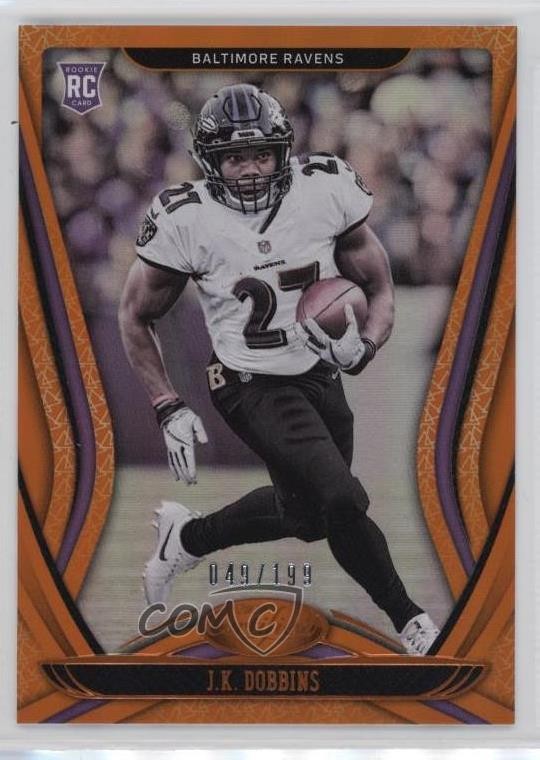 2020 Certified Rookies Mirror Orange 49/199 JK Dobbins #112 ly4