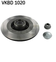 2X Bremsscheibe SKF Vkbd 1020 FüR Renault Laguna DT0 Dci 16V Turbo DT01 DT08