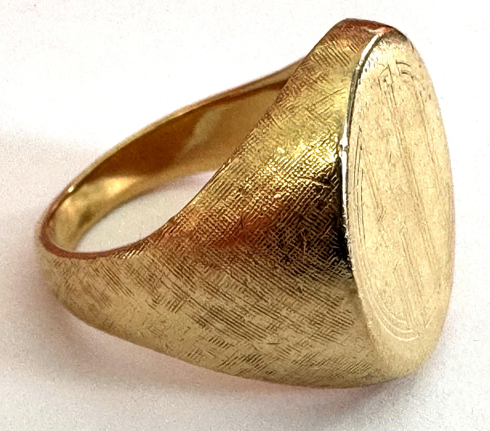 14K Solid Yellow Gold Initial Script Letter Monog… - image 12