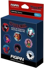 FiGPiN Spider-Man Across the Spider-Verse Series 1 Mystery Mini Pin Box