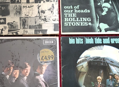 11x THE ROLLING STONES & RELATED LP COLLECTION LOT ** inc. OUT OF OUR HEADS etc