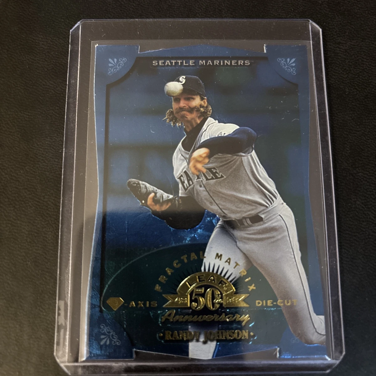 Leaf Randy Johnson Baseball Serial Numbered Sports Trading Cards