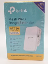TP-Link WiFi Extender with Ethernet Port, Dual Band 5GHz/2.4GHz RE230 