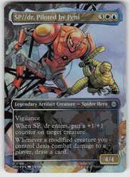SP//dr, Piloted by Peni - Borderless Foil - Marvel's Spider-Man #199