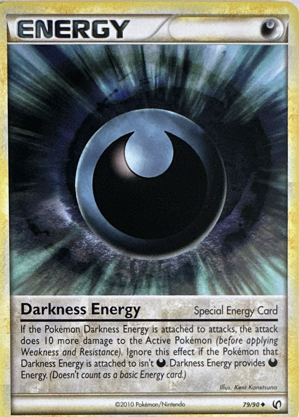 Darkness Energy 79/90 Uncommon HGSS Undaunted Pokemon Lightly Played