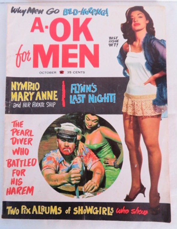 Vintage "A-Ok for Men" Men's Magazine Oct. - Nov. 1963 - Volume 1 No. 5